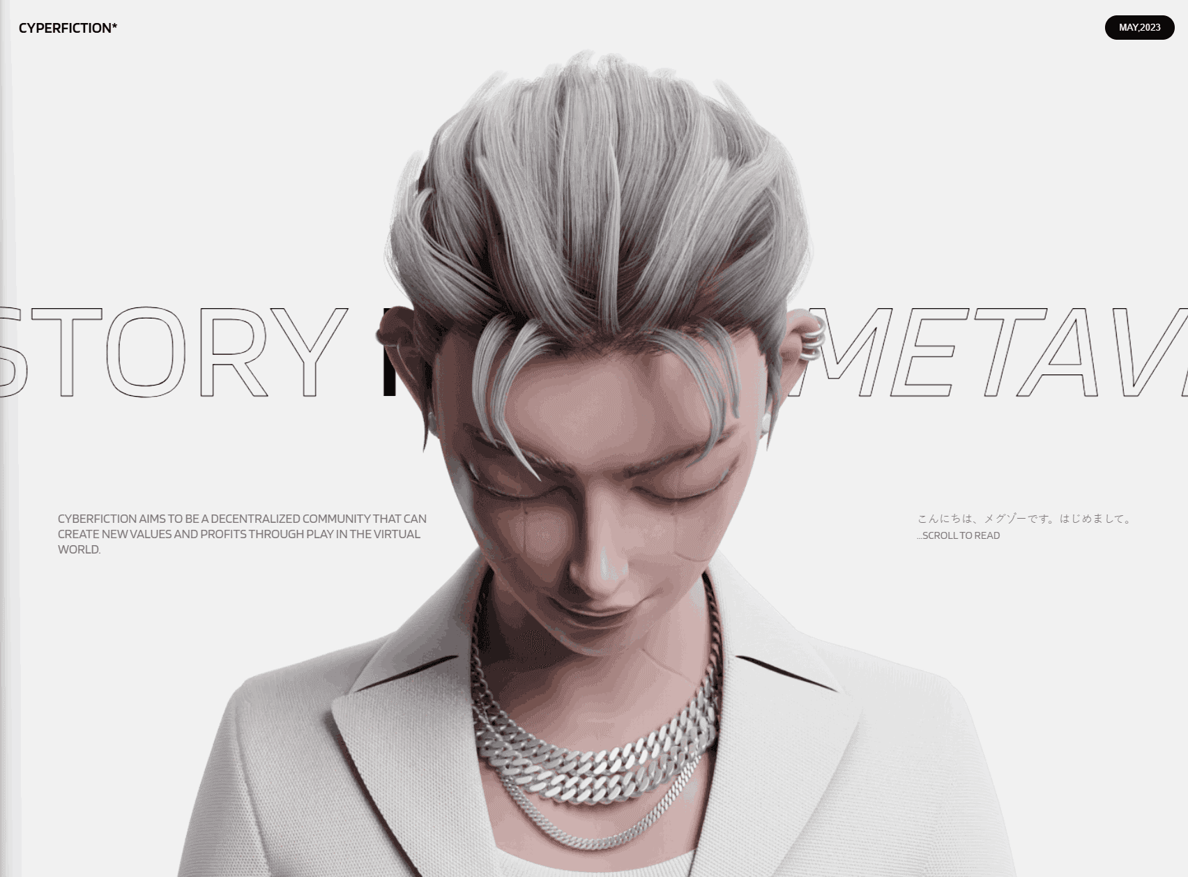 3D Anime Character - React & GSAP Project